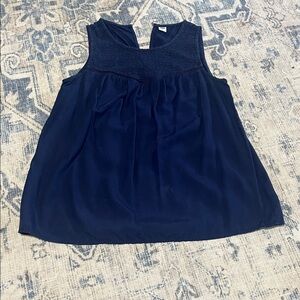 Old Navy Dark Blue Textured Top